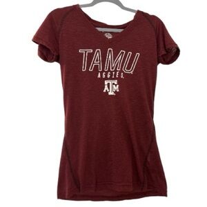 Texas A&M University Aggies womens tshirt size M, Rivalry Threads 91, maroon.